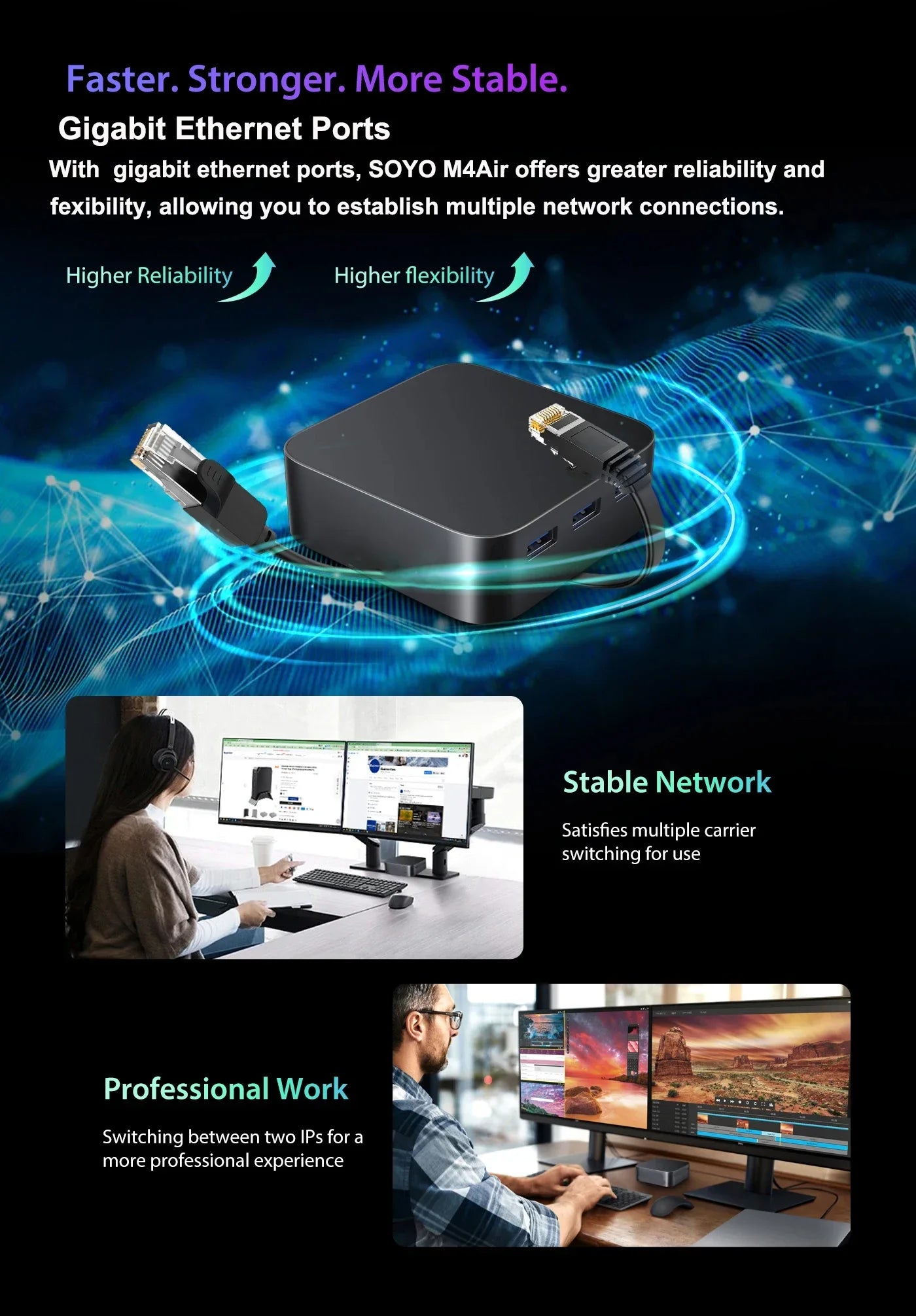 SOYO M4 Air Intel N95 - 16 GB RAM, 512 GB SSD, Mini-PC