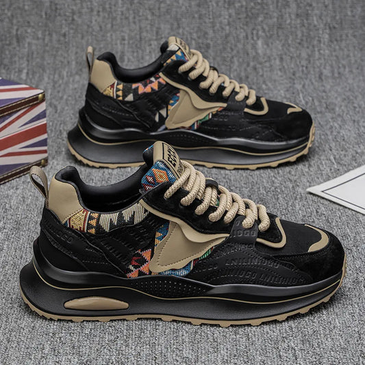 Pantofi sport pentru bărbați, pantofi sport de primăvară 2025, pantofi sport casual, versatili, confortabili, la modă, de nișă, antiderapanți, rezistenți la uzură, retro