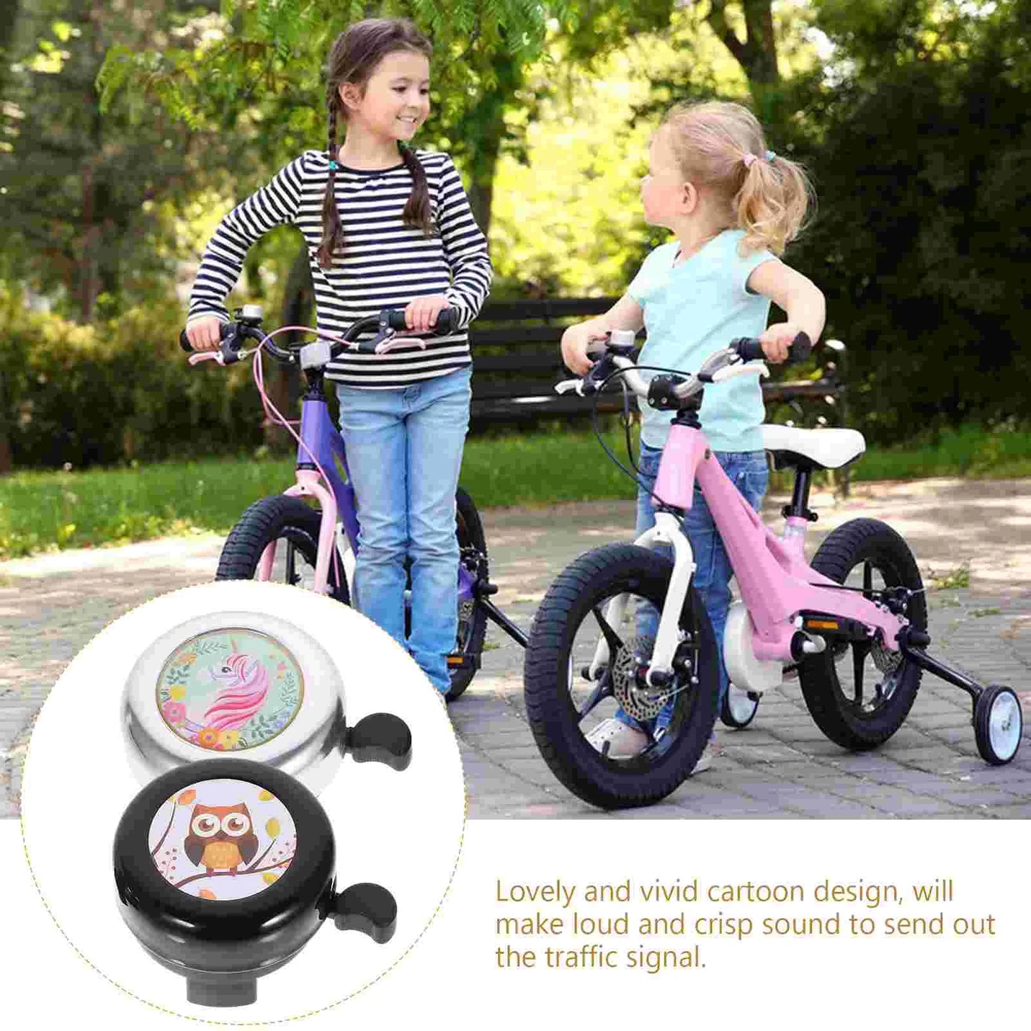 Choice Einhorn Fahrradklingel Laut - Aluminium 2er 38mm