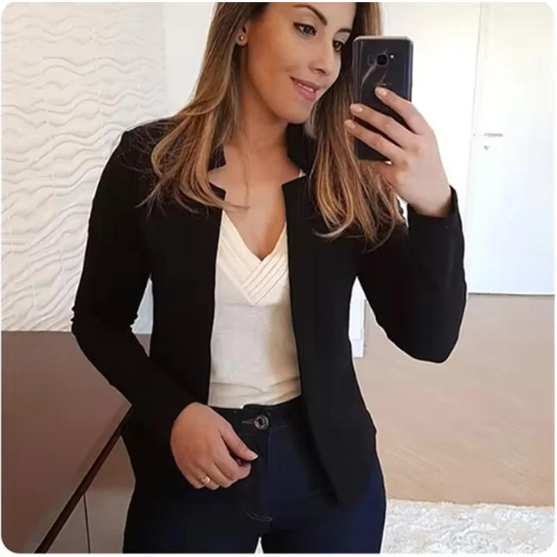 INPETAL Damen Elegante Strickjacke - Lang, Slim Fit, S-XL