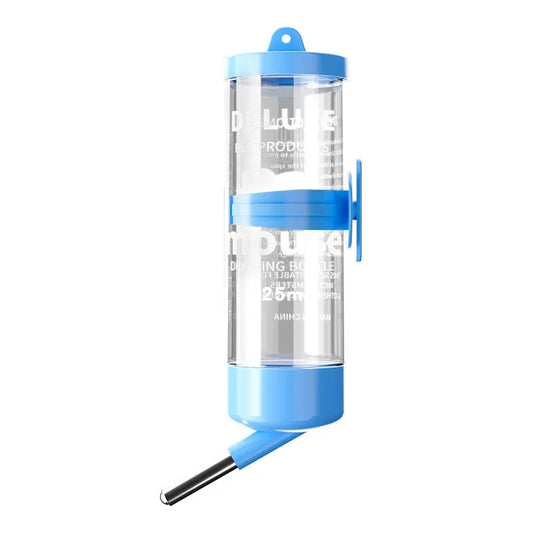 Haustier-Wasserspender 2025: Pet Water Bottle Automatic Water Feeder Hanging Pet Dog Drinking Bowl Plastic Water Dispenser Pet Supplies 80ML/125ML Collection