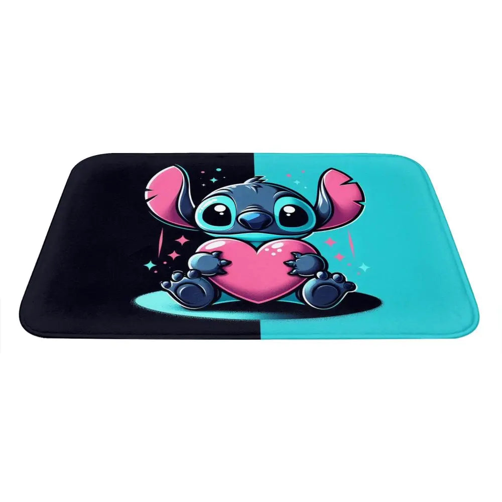 Custom Cartoon Stitch Floor Door Kitchen Bathroom Mat Anti-Slip Outdoor Doormat Bedroom Balcony Entrance Rug Carpet Footpad