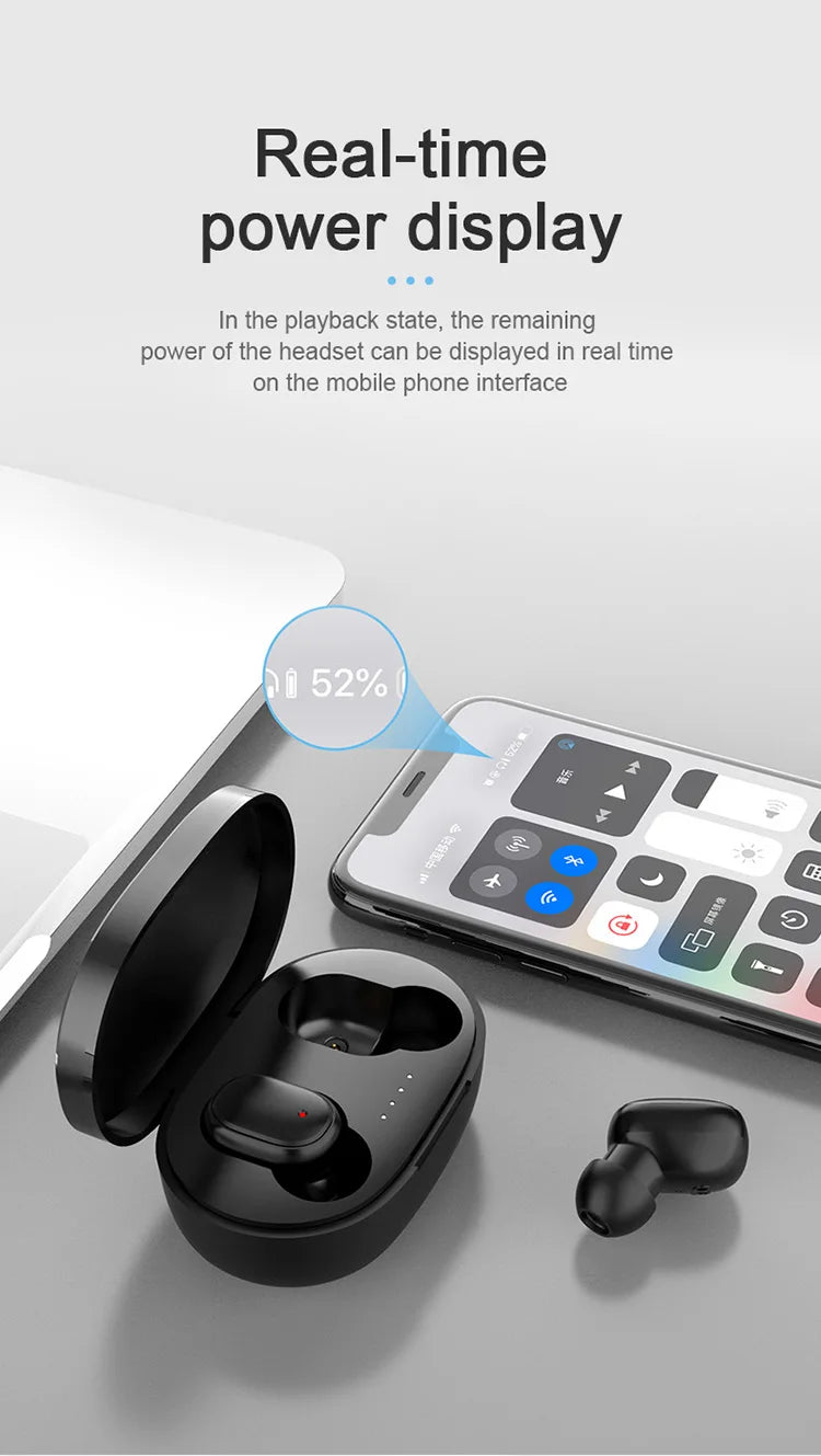 Bluetooth-Kopfhörer 2025: Original A6S TWS Headset Wireless Earphones Bluetooth Headphones - Sport Stereo Fone Bluetooth Earbuds for Xiaomi Huawei iPhone Collection
