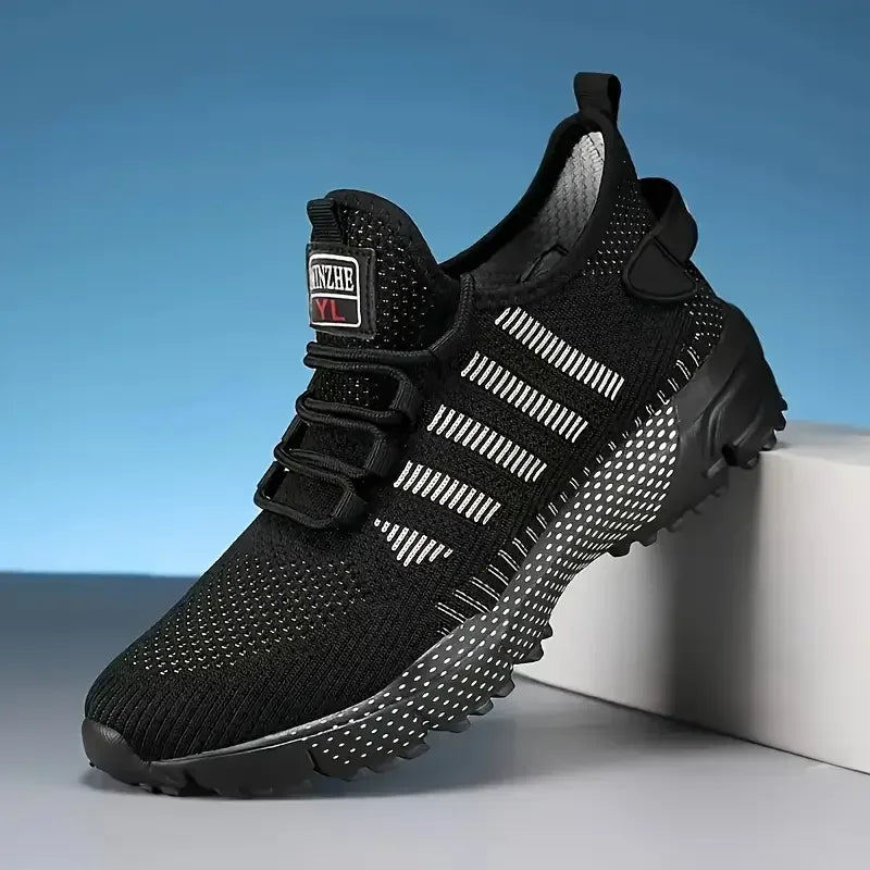 Men's Sneakers Running Shoes for Men Lightweight High Quality Mens Shoes Mesh Casual Sneaker Lace-Up Summer Sports Tennis Shoe