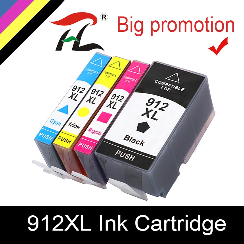 Tintenpatrone 2025: 912 XL 912XL 917XL Ink Cartridge Premium Color Compatible - Printer Ink Cartridge HP OfficeJet 8010 8012 8015 8020 8025 Collection