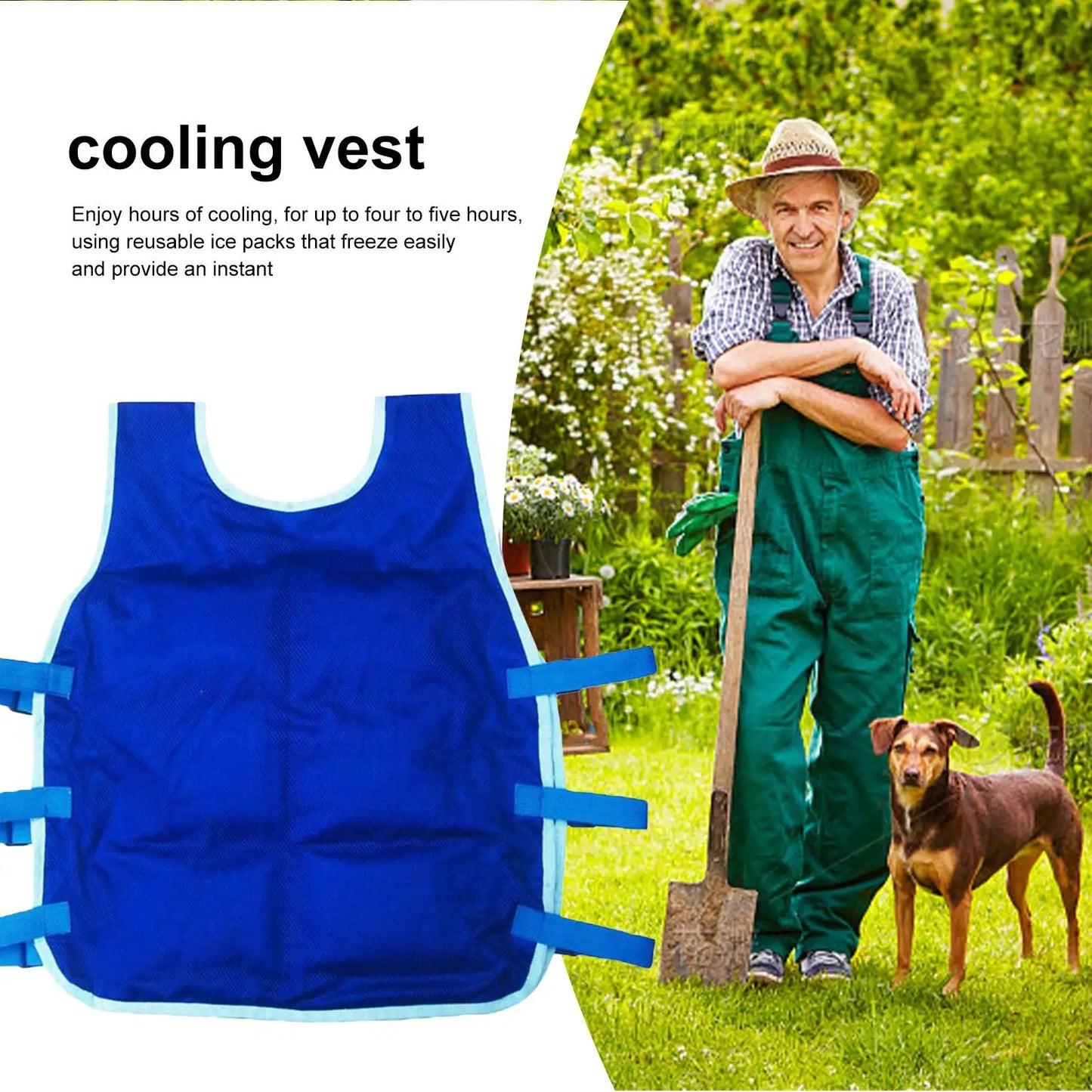 IceVest Ice Vest kühlend - Kapazität 1L, 5W, Größe M/L