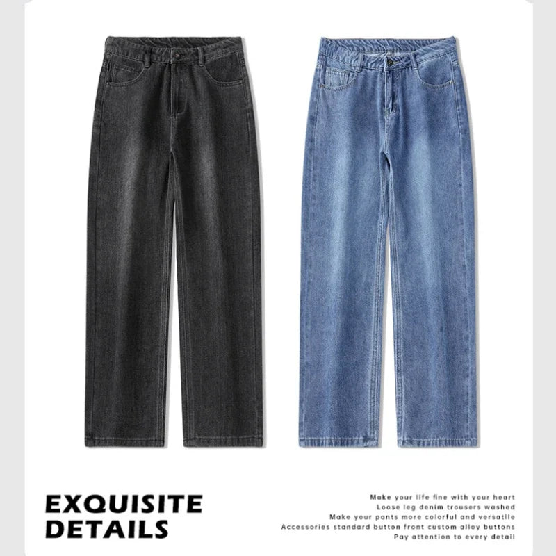 Guangdong Jeans Lockere Passform - 100% Baumwolle Weit