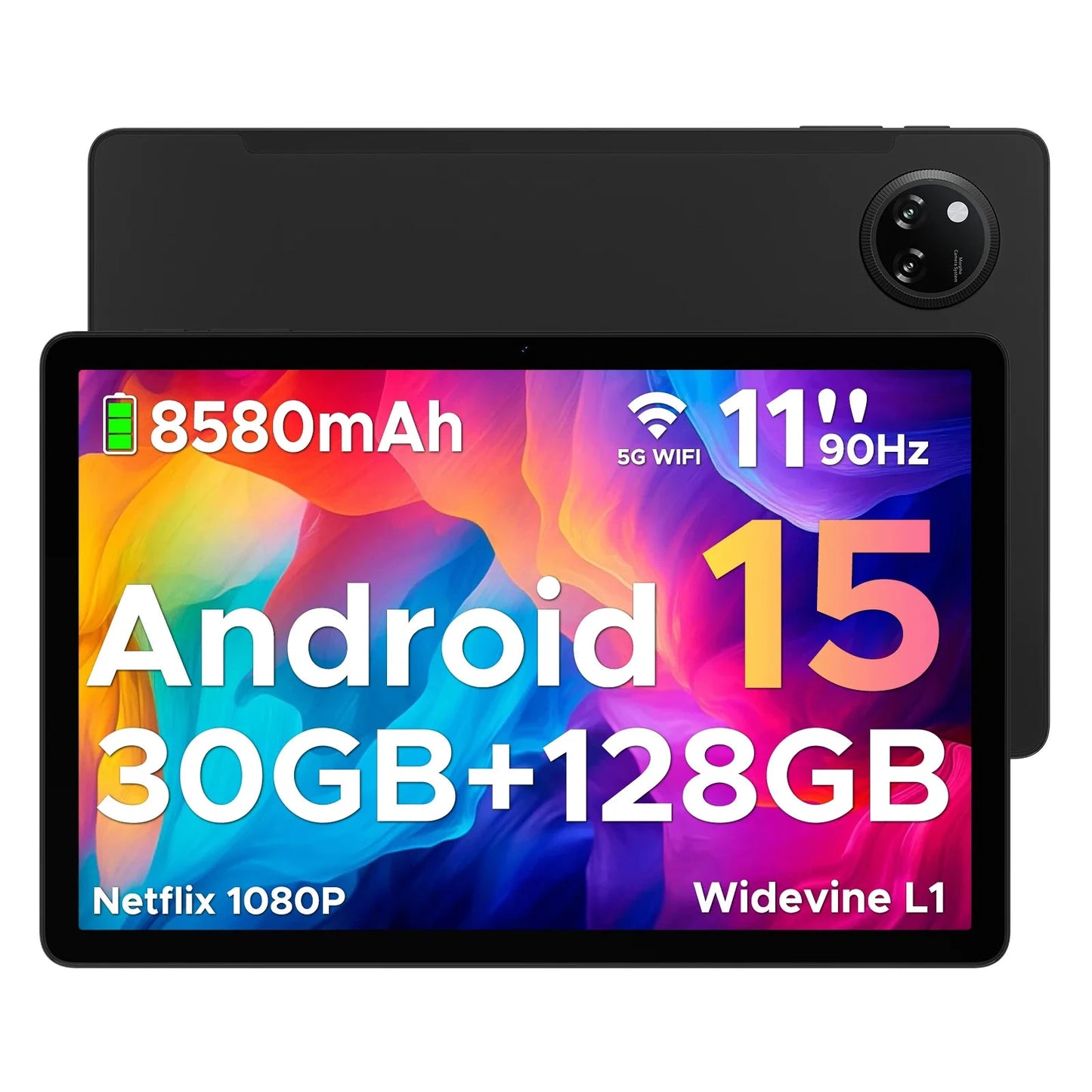 DOOGEE Tab A9 Pro+ Android 15 Tablet - 11 Zoll, 128 GB, 8580 mAh