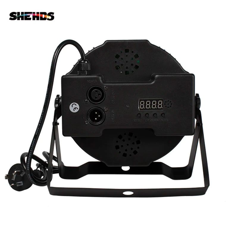 SHEHDS 1pcs LED Par 7X18W RGBWA+UV/7X12W RGBW Beleuchtung für DJ Disco Theater Hochzeit Weihnachten Lichter Konzert