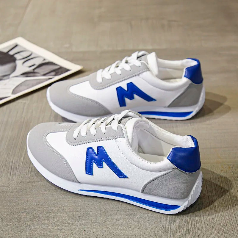 Women 2025New Women Casual Walking Shoes Spring Flat Lace-up Leather High Quality Sneakers Fashion Sports Shoes Zapatillas Mujer