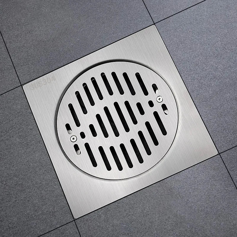 Gefängnis-Bodenablauf Edelstahl Abweisend - Ø10cm,110R