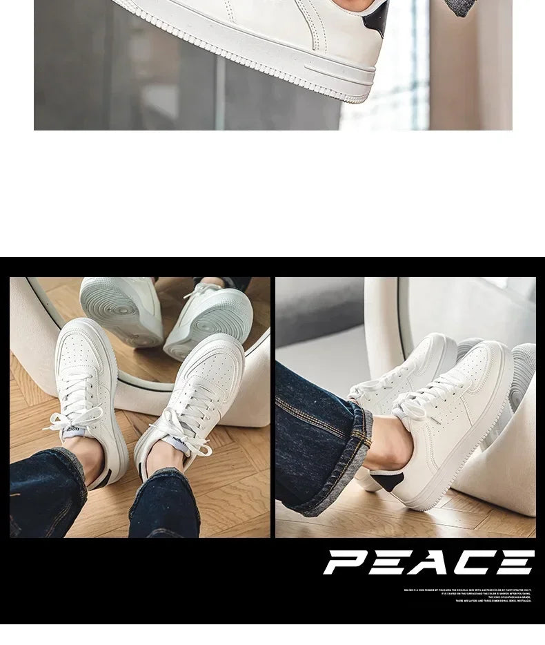 NKLSA Sneaker Atmungsaktiv - Dicke Sohle Weiß Größe