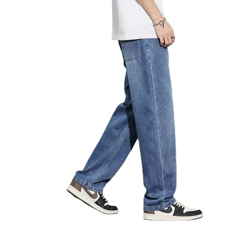 Guangdong Jeans Lockere Passform - 100% Baumwolle Weit