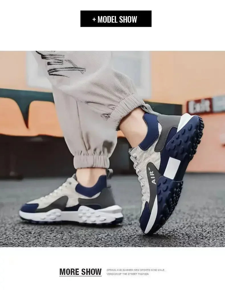 Sapatos Masculinos Platform Sneaker - EU Gr 45 46 4cm