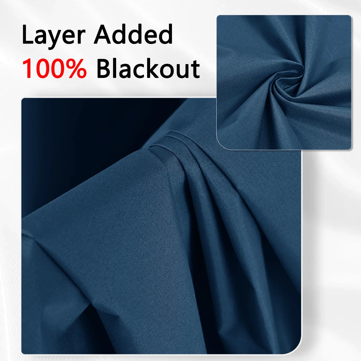 ZhejiangChoice Vorhang Einfarbig - Blackout 140x260