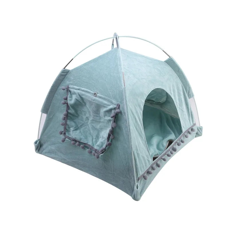 Premium Katzenzelt Bett Komfort - Plüsch 40x40 cm Bis 8 kg