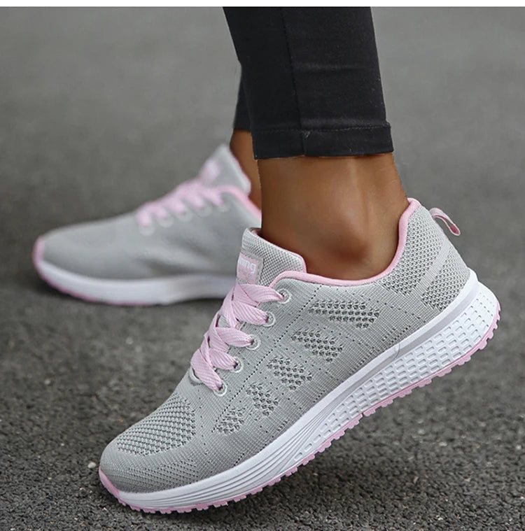 Women's Sneaker Fashion 2025 New Breathable Shoes Women Vulcanized Sneaker Woman Lace Up Tenis Feminino Sneakers For Women