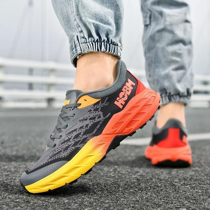 Sneakers Men Running Shoes Casual Marathon Breathable Lightweight Comfortable Outdoors Athletic Nonskid Walking Shoes for Men
