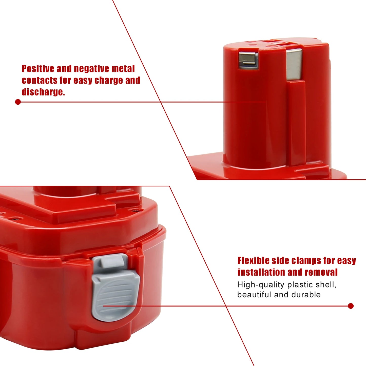 Akku 2025: 12V 4000mAh Makita PA12 Ni-Mh - 1200 1220 1201 1222 Power Tool Batteries Collection