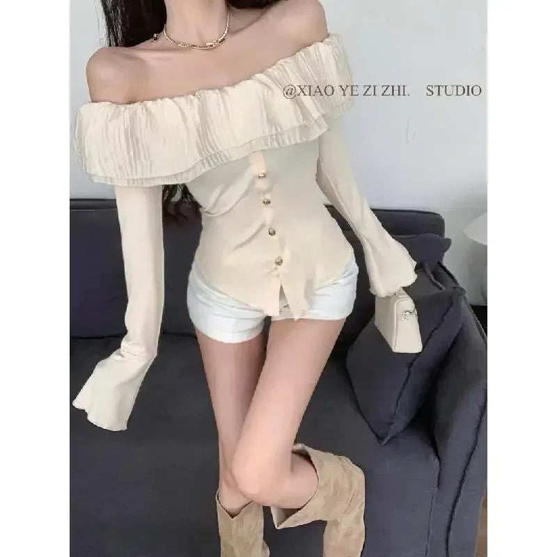 HIKIGAWA 7 Schulterfrei Top - Slim Kurz 4-16In Polyester
