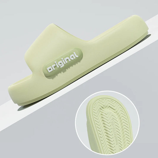 Dick Plattform EVA Hausschuhe für Frauen 2025 Frühling Sommer Rutschfest Strand Flip Flops Frau Komfort Weich Sohle Innen Cloud Hausschuhe - Golden Bridge Store