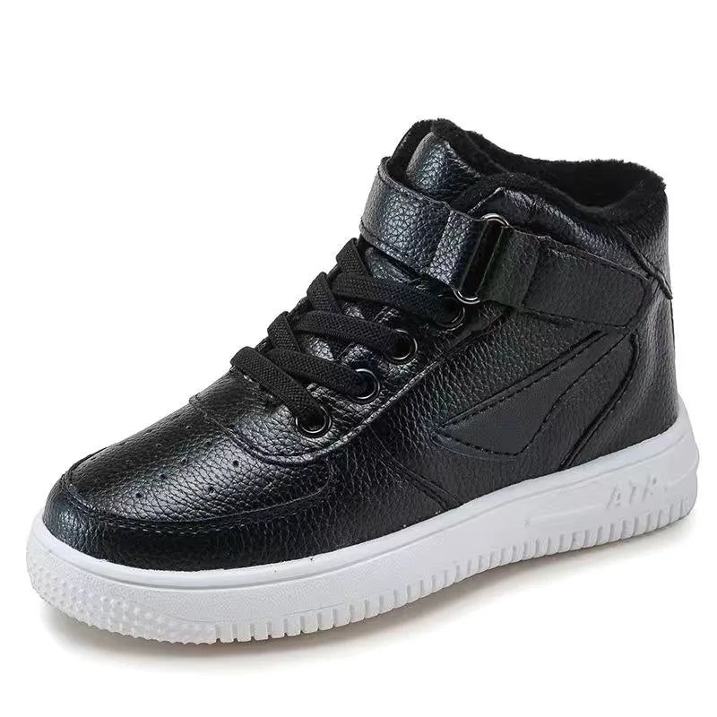 Kinderschuhe 2025: Mom Susy Baby Boy Girl Casual Shoes Child Leather - Sneakers Soft Flat High Waterproof White Black Red Kids Boot Chaussure Enfant Collection