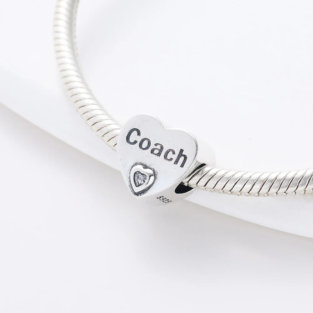 Neue 925 Silber Lernhilfe Schultasche Uhranhänger Charms Beads Fit Original Pandora Armband DIY Schmuck Für Frauen 2024
