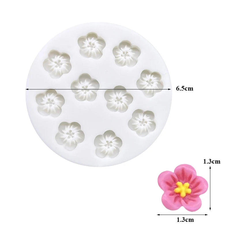 Flower Daisy Silicone Sugarcraft Mold Resin Tools Cupcake Baking Mould Fondant Cake Decorating Tools