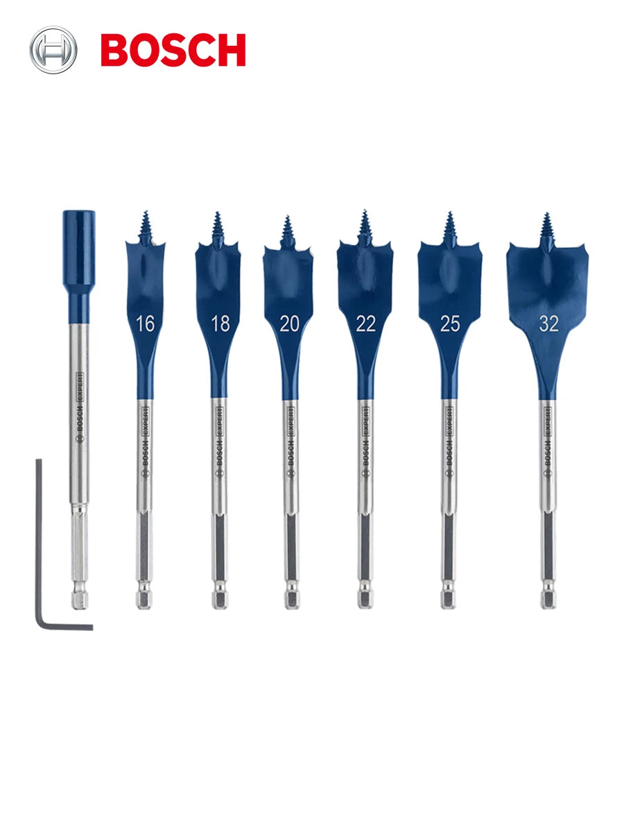 Bosch Expert Drill Bits Wood Drilling Self-tapping Thread 1/4 "HEX Shank Power Tool Accessories for Electric Screwdriver