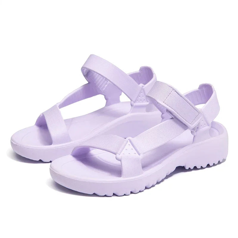 Sommer-Sandalen 2025: Womens Sandals Summer Trend Anti-slip Wear-resistant - Lightweight EVA Flat Sandals Women Outdoor Beach Shoes Collection