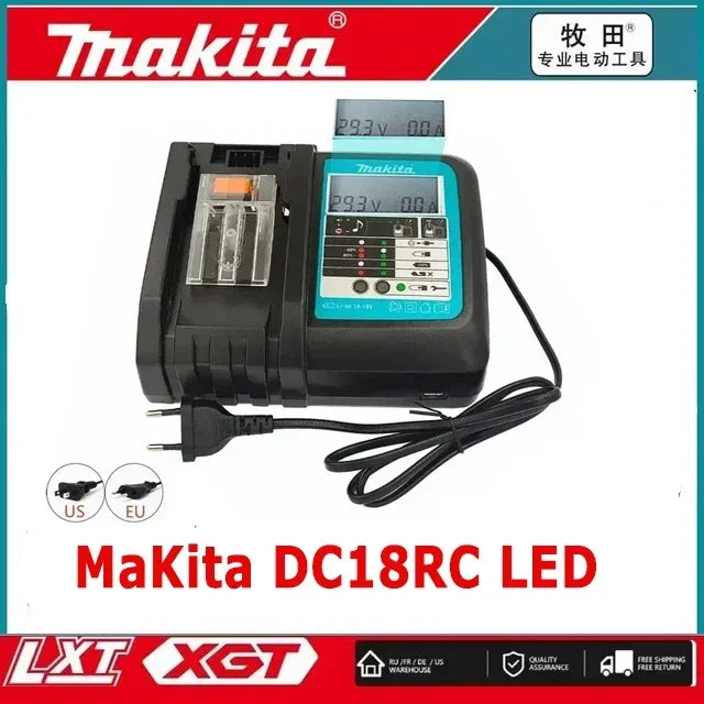 Makita 18V 9AH 9000mAh Battery Rechargeable Li-ion Lithium-ion Batteries Charger for BL1860B BL1850 BL1830 BL1815 LXT400
