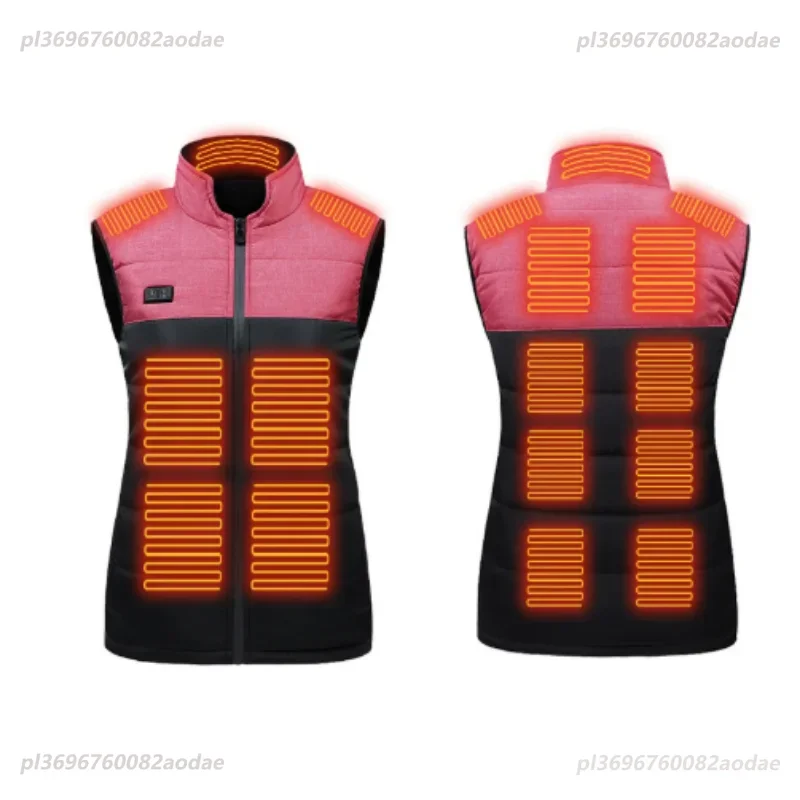 NUOYING Beheizte Weste USB Warmhaltejacke - Kapazität 2600mAh, Leistung 5V 2,0 A, Größe M