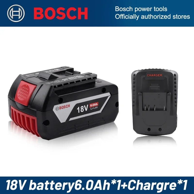 BOSCH 18V 6.0AH Professional Lithium Battery - BAT609 BAT609G BAT618 BAT618G Electric Tool Battery Rechargeable Collection