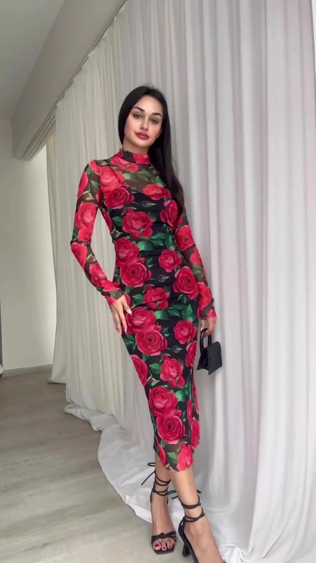 Eid Muslim Dress for Women Print Bodycon Vestidos Abaya Morocco Party Dresses Ramadan Kaftan Islam Dubai Arab Long Robe 2024