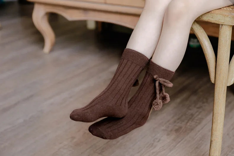 Kawaii Prinzessin Kniehoch Socken - Größe 0-4J Baumwolle