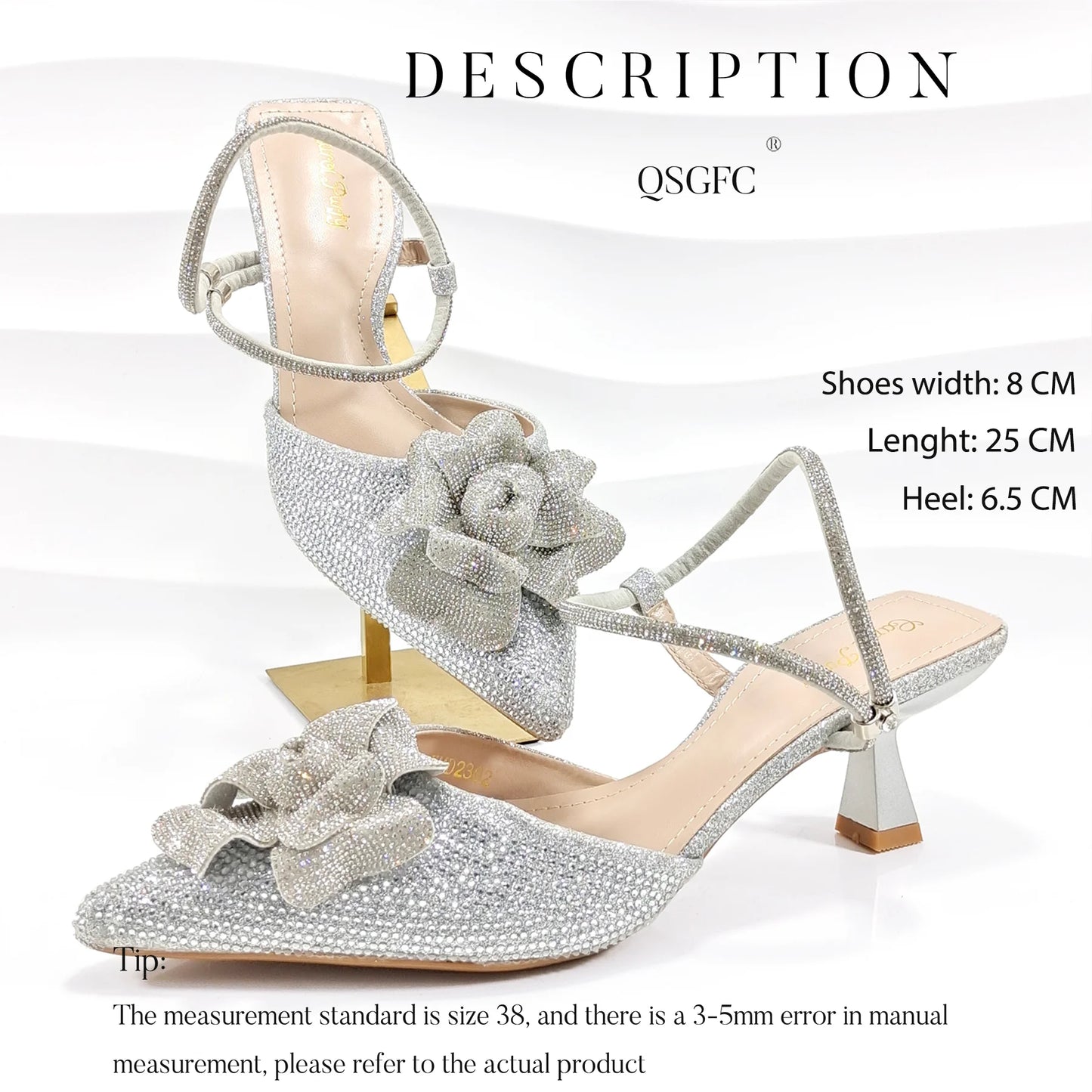 Queena Yan Italienisches Design Noble Stil Damen Sandalen Große Blumen Elegante Hohe Absatz Frauen Schuhe Party Schuhe