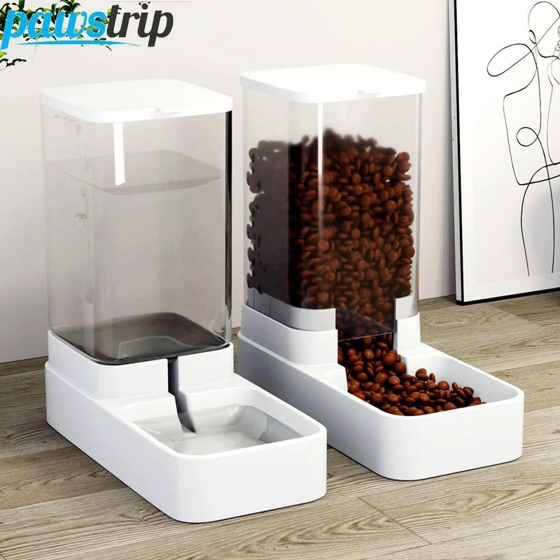 Große Kapazität Pet Feeder 2025 - Automatisch Pet Wasser Spender - Hunde Katzen Food Storage Spender Langlebig Cat Drinker Hunde Feeder