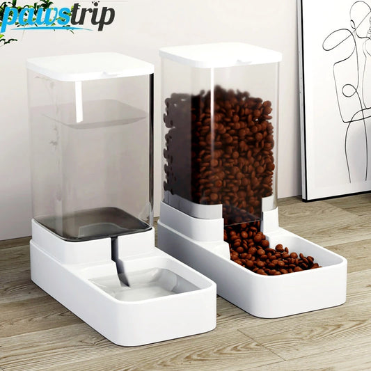 Große Kapazität Pet Feeder 2025 - Automatisch Pet Wasser Spender - Hunde Katzen Food Storage Spender Langlebig Cat Drinker Hunde Feeder