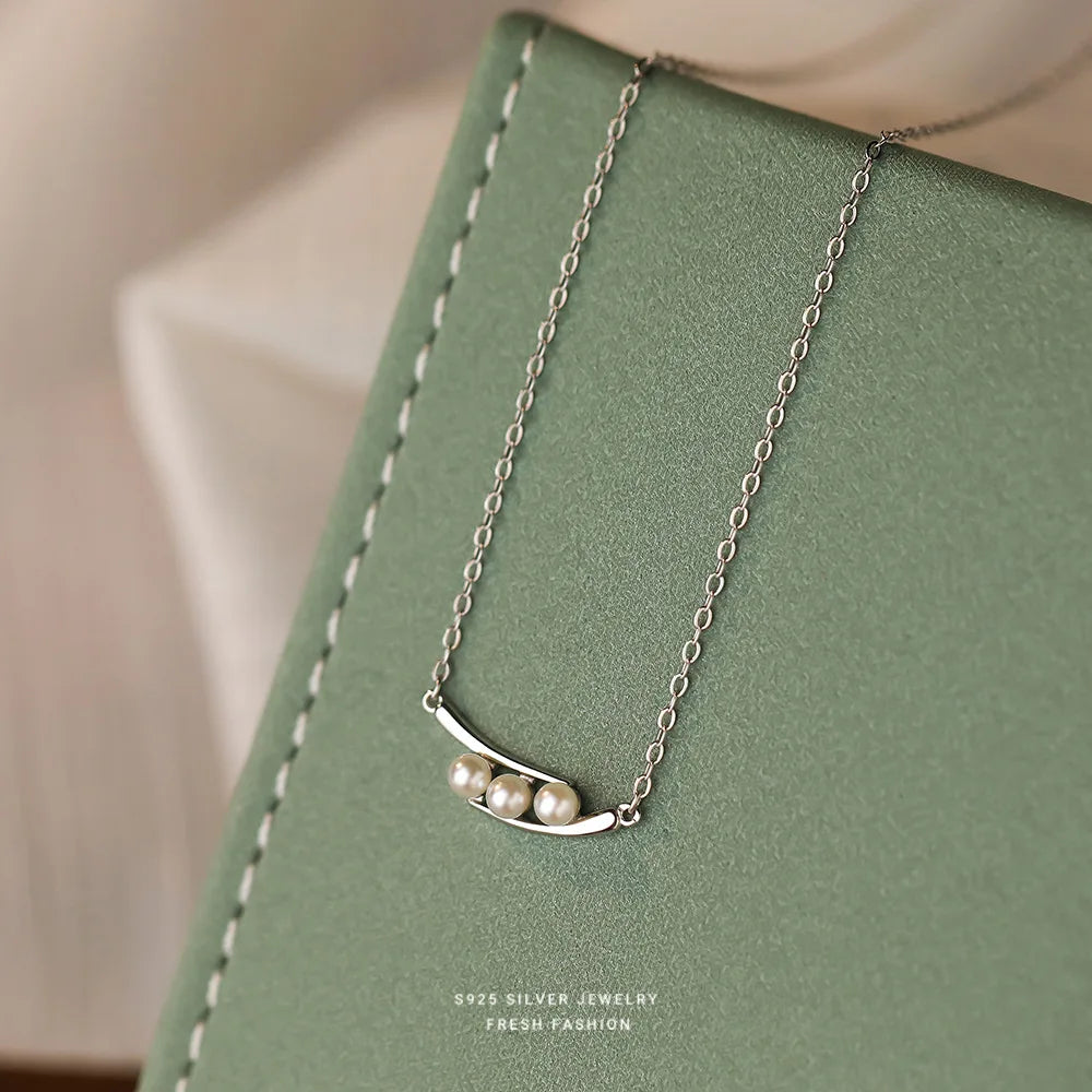 OBEAR XL864 Perlenanhänger Luxus Damen - 925 Silber 1.2g