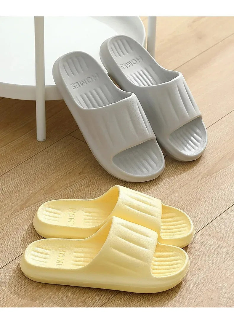 Heim Hausschuhe Frauen Männer Sommer Sandalen Weich EVA Slides Strand Flip Flops Paare Badezimmer Rutschfest Schuhe