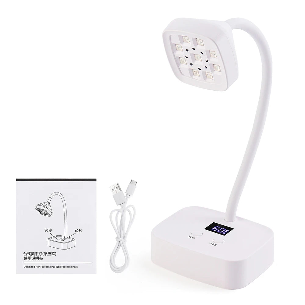 Rechargeable Sun uv Led Nail Lamp Professional uv Light for Gel Nails,Mini Nail Dryer Led uv Light Lamp for Nail Art Salon