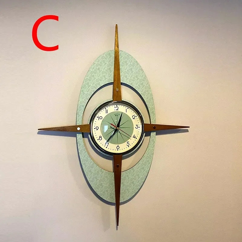 Reloj De Pared 3d Grande Minimalist Living Room Wall Clock Creative Home Decoration Clocks Retro Light Luxury Horloges Murales