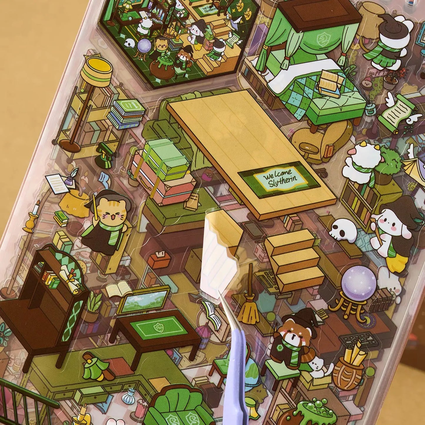 Kawaii 20in1 3D Cartoon Aufkleber - DIY, 190x135mm