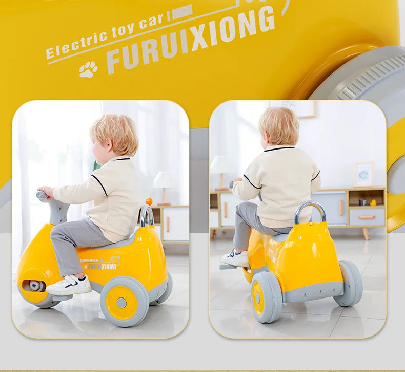Hohe Qualität Multi-funktion LED Sound Motorrad Balance Auto Dreirad Fahrrad Baby Schaukelauto Spielzeug Für Baby Mädchen Bestes Geschenk