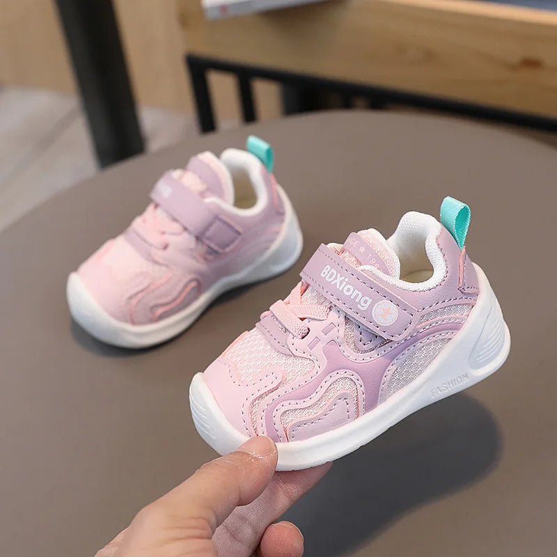 Frühling Herbst Baby Mädchen Schuhe 2025 - Komfortable Mesh Atmungsaktiv - Kleinkind Sneakers Weiche Sohle Erste Schritte
