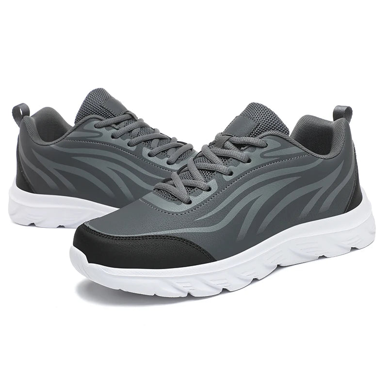 Sneakers Men Summer Trendy Light Weight Fashion Sport Footwear Boys Winter Running Mens Casual Shoes Walking Shoes All Black - Golden Bridge Store