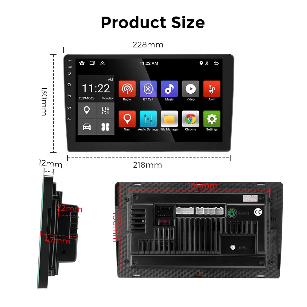 Android 13 Autoradio CarPlay 2025