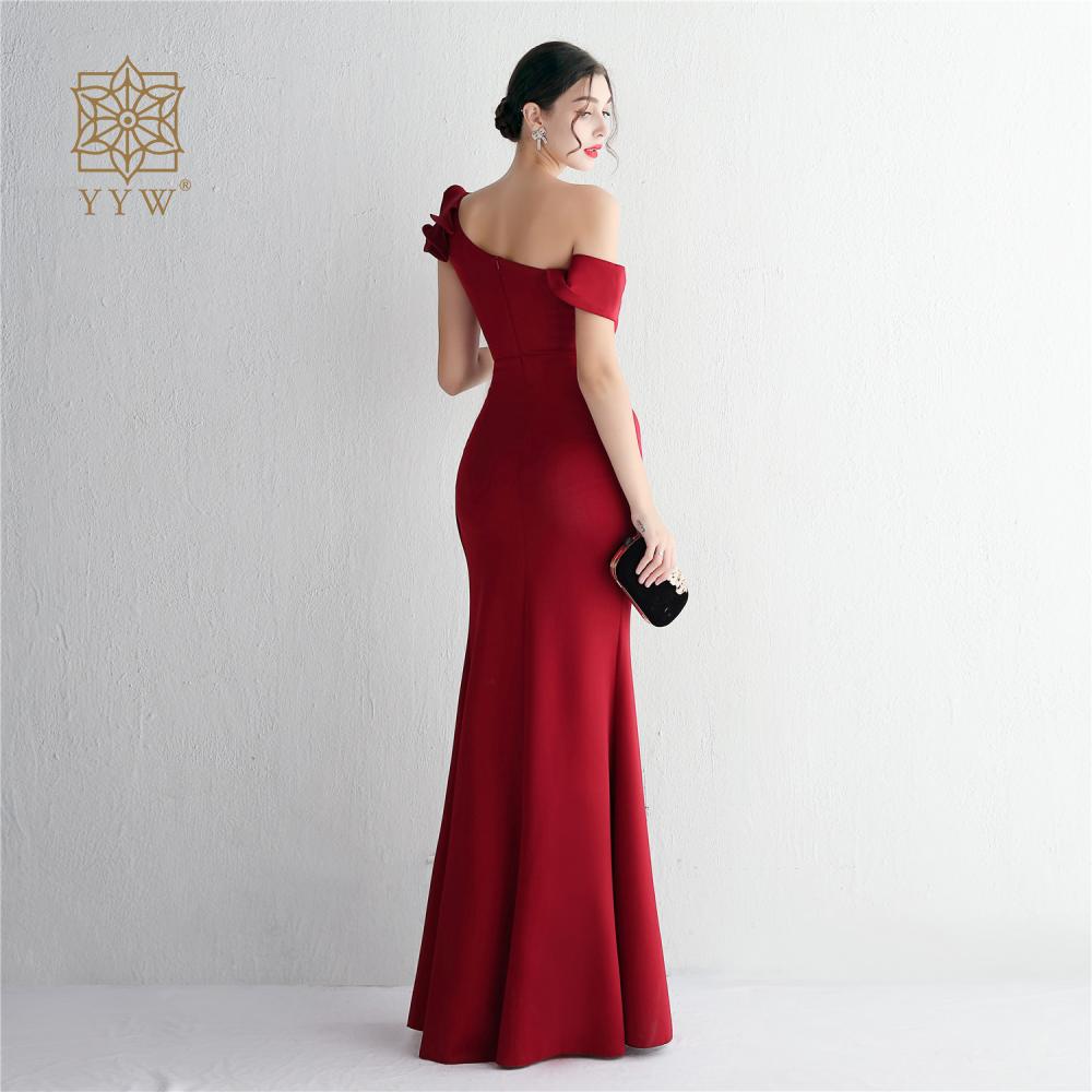 Rochie de seară Luna Avelin din satin - Maxi Mărime L 150cm Vișinie