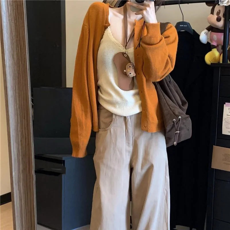 CN Fujian Cardigan Lockere Passform - Leichte Webware, Größe Regular