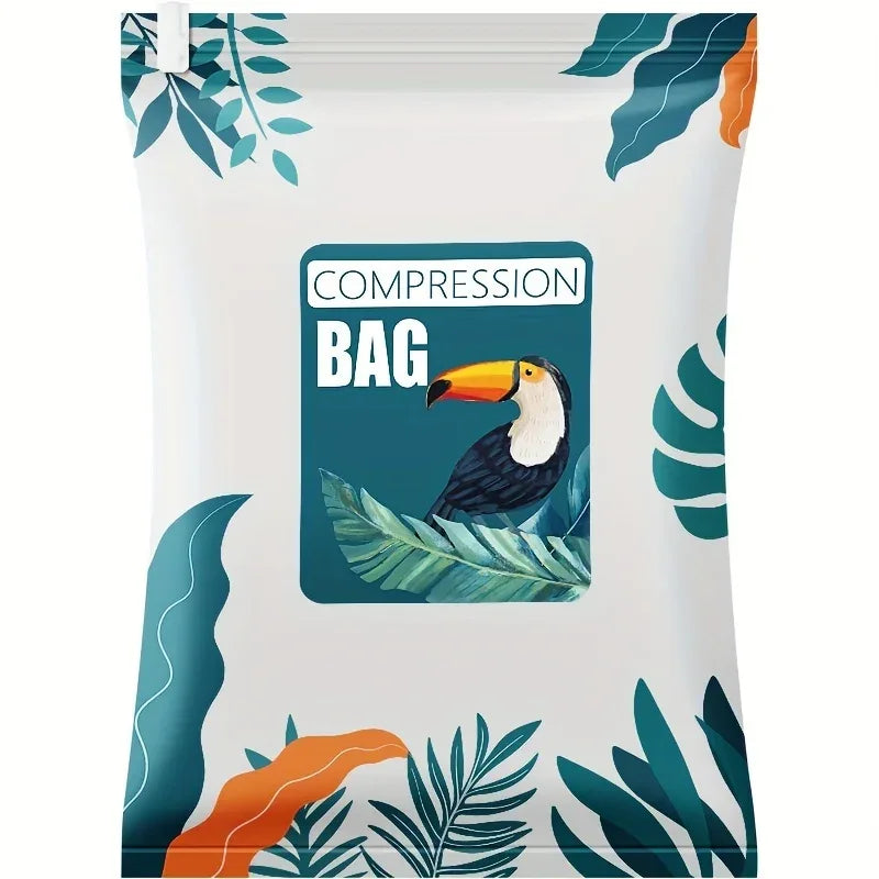 Large Capacity Vacuum Compression Bag, Dustproof Pouch, Lightweight Clothes Bag For Travel - Golden Bridge Store